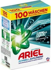 Ariel Universal+ Lenor Touch of Unstoppables Pulver Waschmittel, 5.03kg