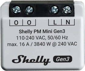 Shelly PM Mini Gen3, 1-Kanal, Unterputz, Strom-/Energiemesser (Shelly_PM_Mini_G3)