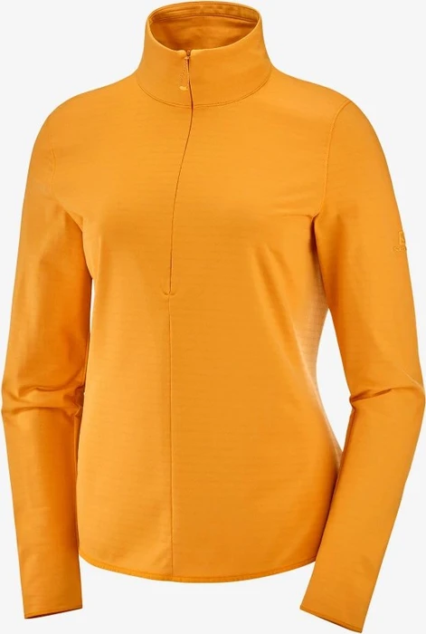 Salomon Essential Lightwarm Fleece Jacke autumn blaze (Damen)