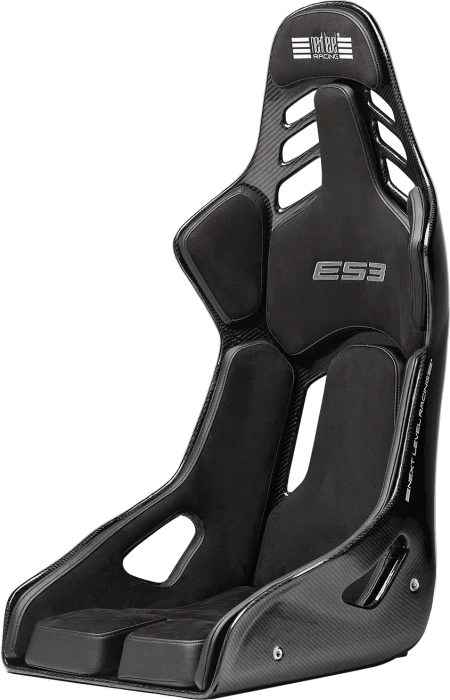 Next Level Racing ES3 Elite Sim Racing Seat, Full Carbon Fiber Edition, schwarz
