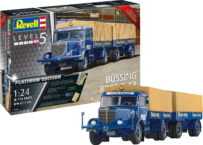 Revell Büssing 8000 S 13 mit Trailer