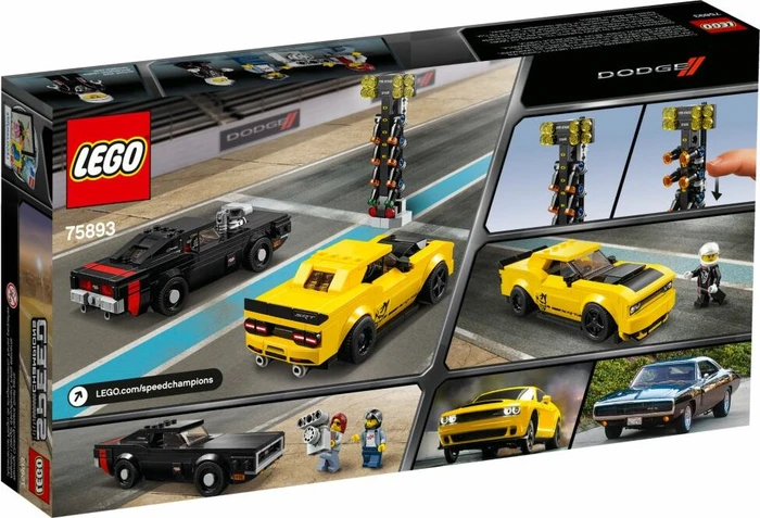 LEGO Speed Champions - 2018 Dodge Challenger SRT Demon und 1970 Dodge Charger R/T