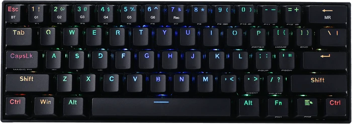 Redragon K530 Pro Draconic, LEDs RGB, hot-swap, schwarz, Gaote Outemu BROWN, USB/Bluetooth, US