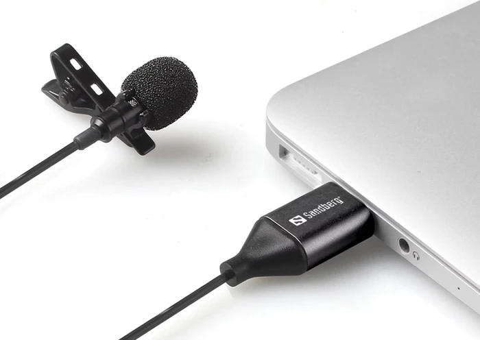 Sandberg Streamer USB Clip Microphone