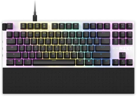 NZXT Function Tenkeyless, matt, LEDs RGB, hot-swap, weiß, Gateron RED, USB, DE