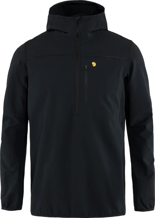 Fjällräven Bergtagen Stretch Half Zip Anorak schwarz (Herren)