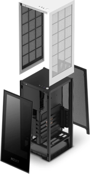 NZXT H1 [2021], weiß, Glasfenster, Mini-ITX, 650W SFX