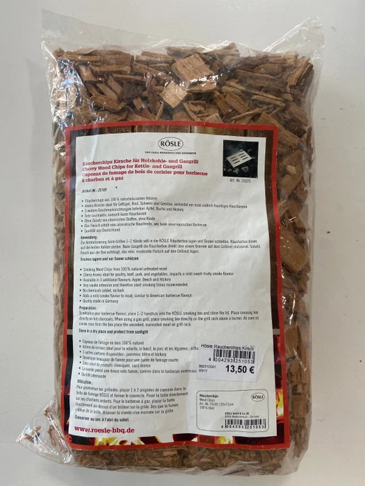 Räucherspäne zum Räuchern und Grillen - natürlich, Kirsche, 450 g, KL10 ( räucherspäne) - symbol:780402