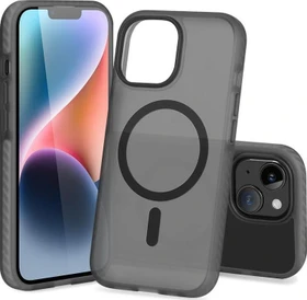 Nevox StyleShell Invisio MagSafe für Apple iPhone 16 Plus schwarz/transparent