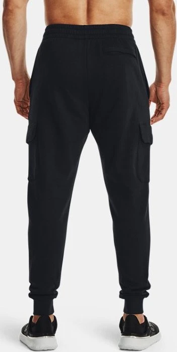 Under Armour Rival Fleece Cargo Trainingshose lang schwarz/weiß (Herren)