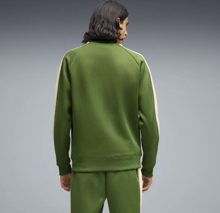 Puma T7 Always On Trainingsjacke earthy green/buttercream (Herren)