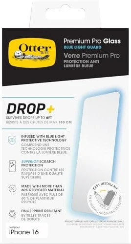 Otterbox Premium Pro Glass Blue Light Guard für Apple iPhone 16