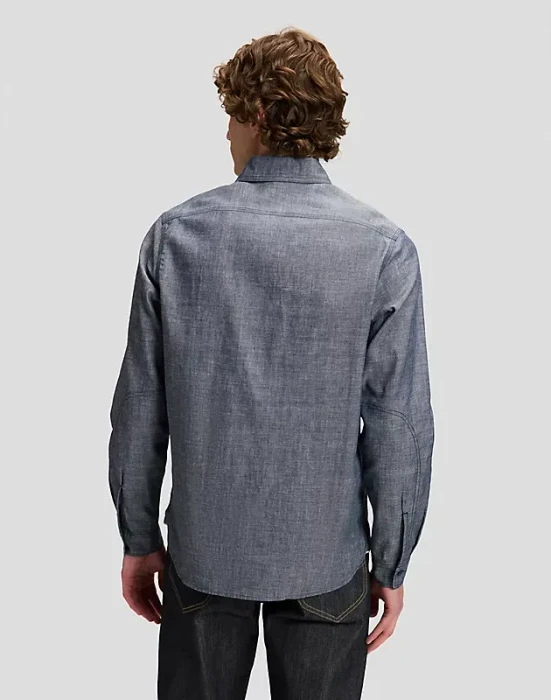 Lee 101 Heritage Workwear Relaxed Hemd langarm dry blue (Herren)