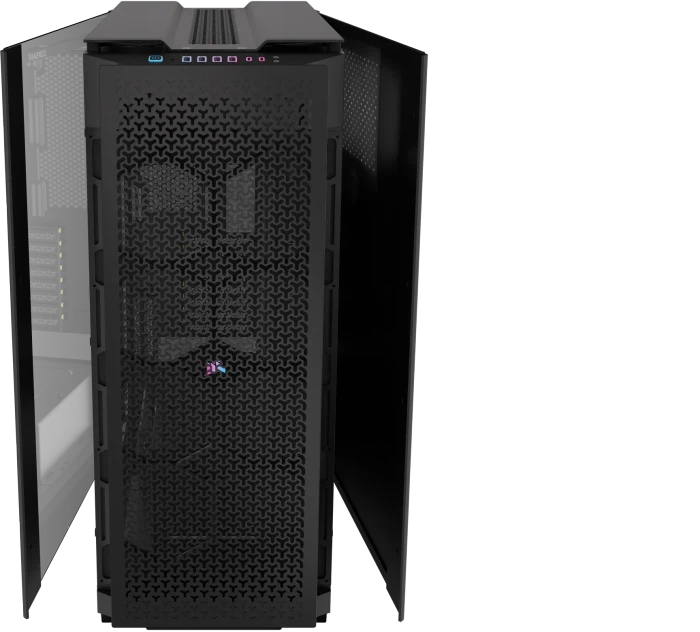 Corsair 9000D RGB Airflow Black, Glasfenster
