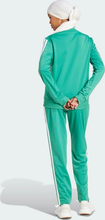 adidas Essentials 3-Streifen Trainingsanzug semi court green (Damen)