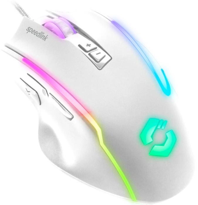 Speedlink Decus NX RGB Gaming Mouse weiß, USB