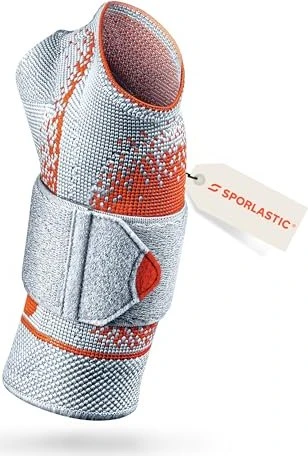 Sporlastic Manudyn Supreme Handgelenkbandage links Größe M platinum, 1 Stück