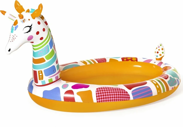 Bestway Goovy Giraffe Planschbecken oval 266x157x127cm