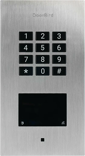 DoorBird A1121 IP Zugangskontrollsystem, 500 Mitarbeiter, Edelstahl V4A gebürstet, Unterputz