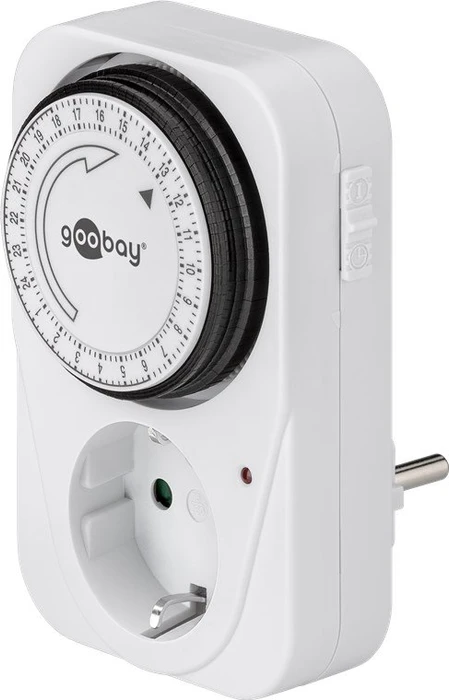 goobay analoge Tageszeitschaltuhr, IP20, weiß