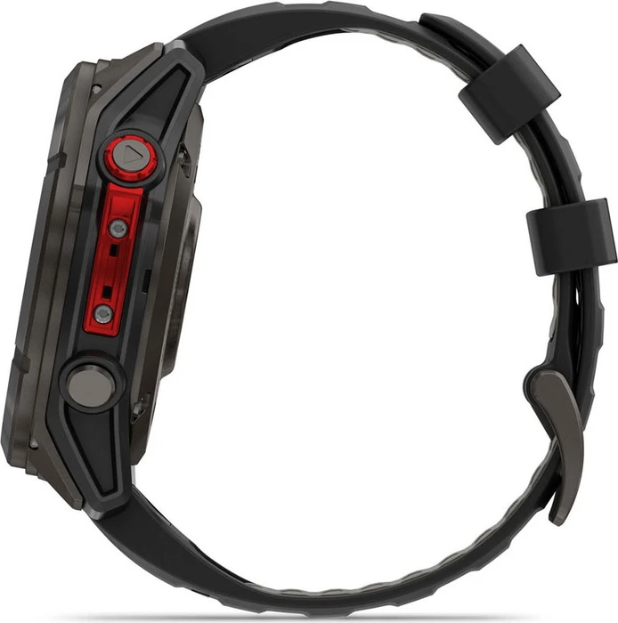 Garmin Fenix 8 Pro 51mm MicroLED carbon grey dlc titanium/black-pebble grey silicone