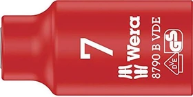 Wera 8790 B VDE Zyklop Außensechskant Steckschlüssel 3/8", 7x46mm