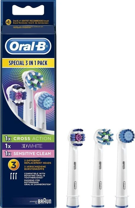 Oral-B Multi Pack Ersatzbürste, 3 Stück