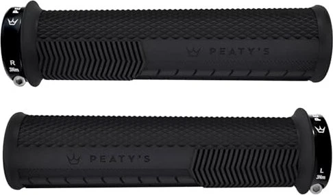 Peaty's Monarch Knurl 130mm Griffe Thick schwarz