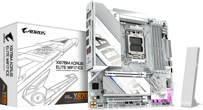 GIGABYTE X870M AORUS Elite WIFI7 ICE (AMD AM5)