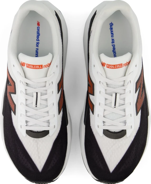 New Balance FuelCell Rebel v5 white/neo flame (Herren)