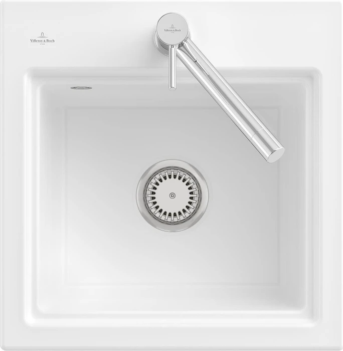 Villeroy & Boch Subway Style 50 S Einbau Becken mittig weiß alpin