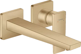 Hansgrohe Metropol Unterputz für Wandmontage Select mit Hebelgriff und Auslauf 22.5cm brushed bronze