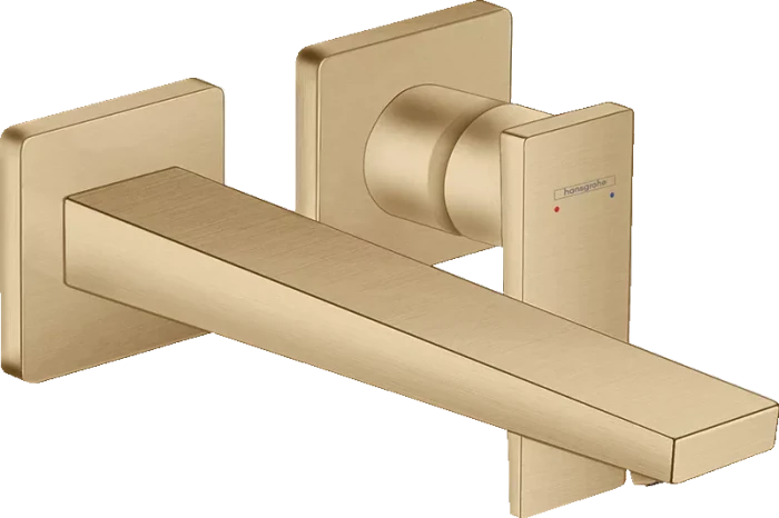 Hansgrohe Metropol Unterputz für Wandmontage Select mit Hebelgriff und Auslauf 22.5cm brushed bronze