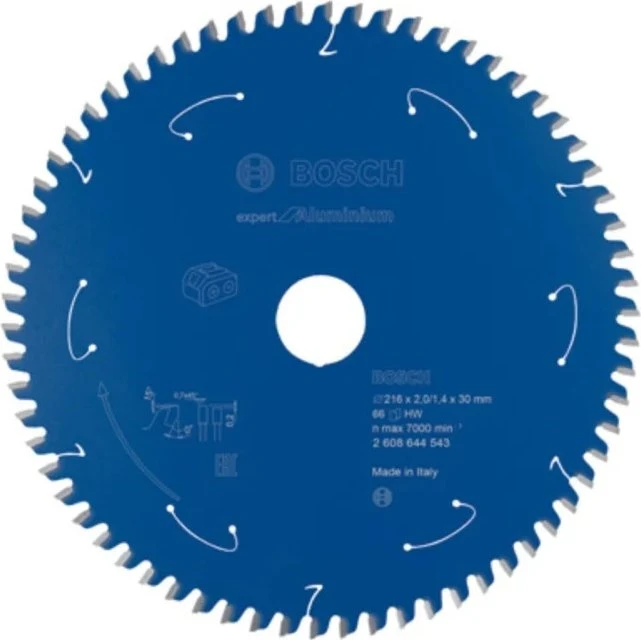 Bosch Professional Expert for Aluminium Kreissägeblatt 66Z, 216x1.4x30mm, 1 Stück