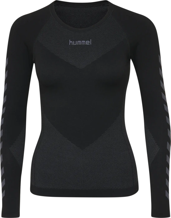 hummel Seamless First Jersey Funktionsshirt langarm schwarz (Damen)