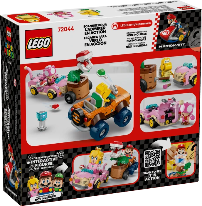 LEGO Super Mario - Mario Kart - Power-Up-Jagd mit Piranha-Pflanzen