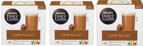 Nestlé Nescafe Dolce Gusto Café Au Lait Kaffeekapseln, 48 Stück (3x 16 Stück)