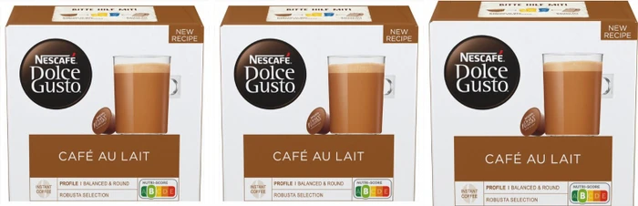 Nestlé Nescafe Dolce Gusto Café Au Lait Kaffeekapseln, 48 Stück (3x 16 Stück)