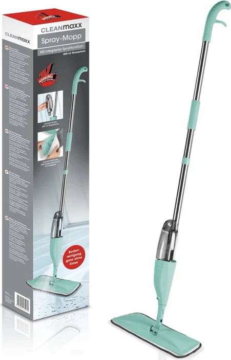 CLEANmaxx Spray-Mopp Bodenwischer mit Wendefunktion