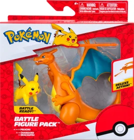 Jazwares Pokémon - Battle Figure Pack Glurak & Pikachu