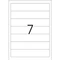 Herma Ordneretiketten Inkjet, 192x38mm, weiß, 25 Blatt (175 Etiketten) Vorschaubild