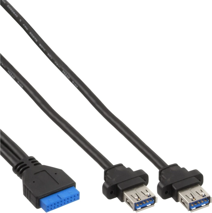 InLine Schnittstellenkarte, 1x USB 3.0 Pin Header, MiniPCIe