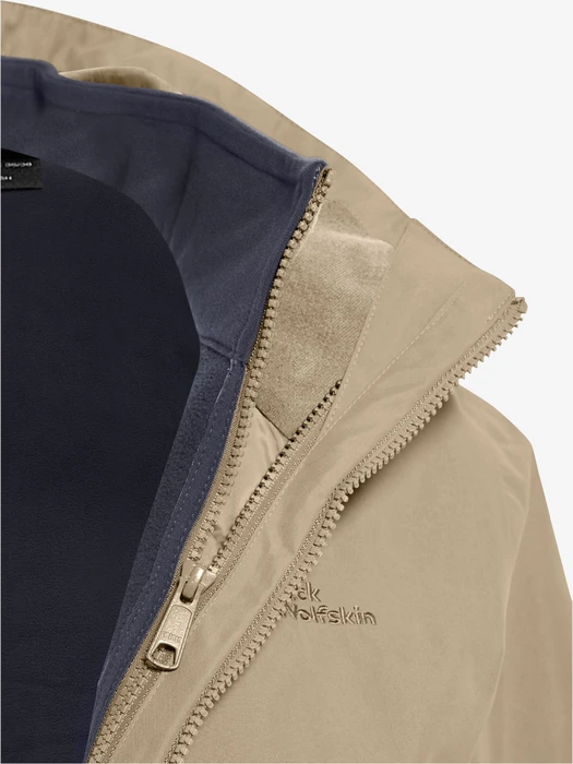 Jack Wolfskin Baylight 3in1 Funktionsmantel anis (Damen)