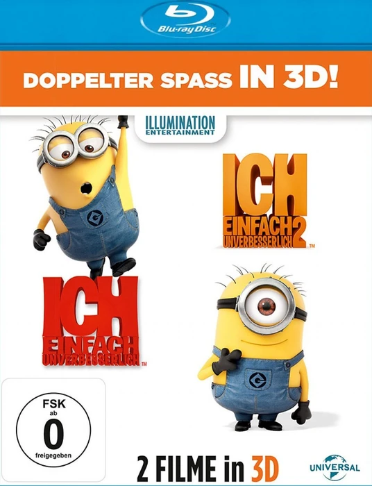 Ich - Einfach unverbesserlich Box (Filme 1-2) (3D) (Blu-ray)