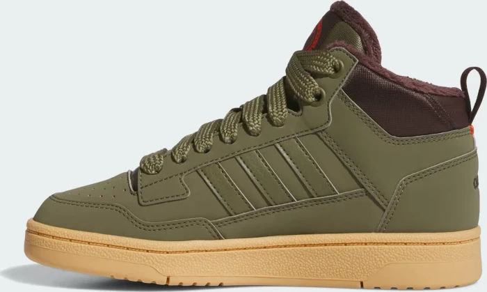 adidas Rapid Court Mid olive strata/shadow brown/gum (Junior)
