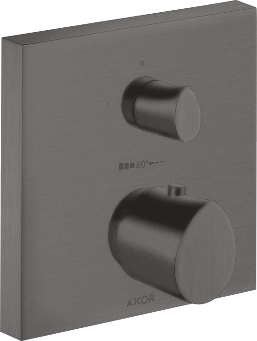 Hansgrohe AXOR Starck Organic Thermostat Unterputz mit Absperrventil brushed black chrome