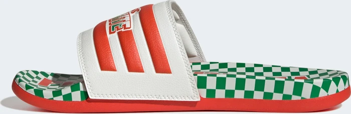 adidas Comfort Adilette UB x Fortnite core white/bold orange/green