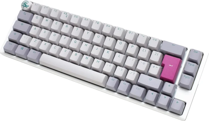 Ducky One 3 SF, Mist Grey, PBT, LEDs RGB, MX RGB BROWN, USB, UK