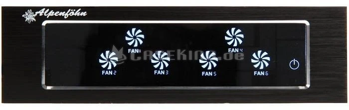 Alpenföhn Alpine Touch, 5.25" Lüftersteuerung 6-Kanal