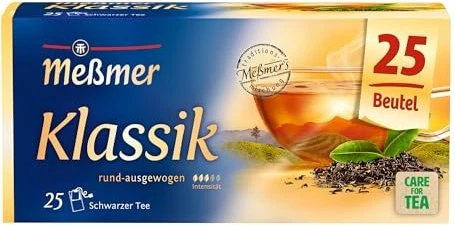 Meßmer Klassik Tee Beutel, 25 Stück